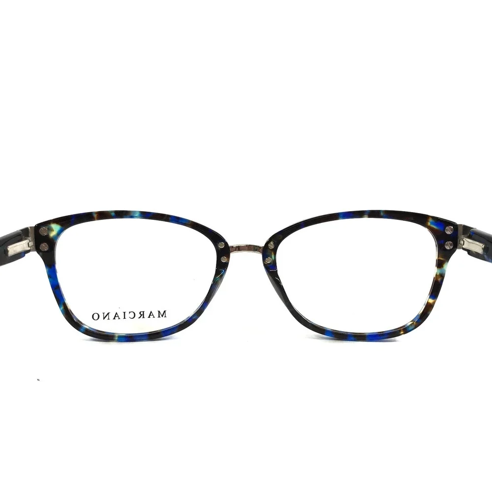 Marciano Eyeglasses Frames GM0286 092 Blue Tortoise Square Full Rim 52-18-135